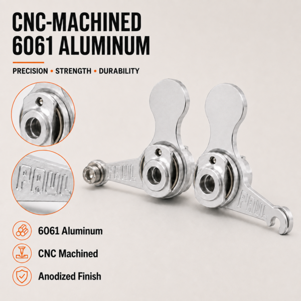 Wide Profile Cantilever Bike Brake CNC 6061 Aluminum Rim Brake Set Front Rear Compatible Black Silver 67g