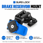 Quad Lock Motorcycle Phone Mount Brake Clutch Brake Reservoir Handlebar Clamp Bolt Mount PRO - Image 4