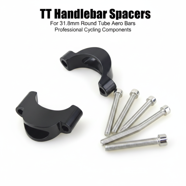 Aluminum Alloy TT Aerobar Riser Spacer for 31.8mm Handlebar – Triathlon Road Bike Extension Kit (Modular 10mm/20mm Stackable